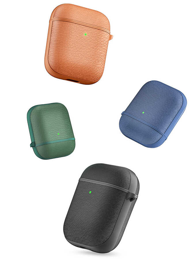 Wiwu Calfskin Airpods Kulaklık Kılıfı - 6 Wiwu Calfskin Airpods Kulaklık Kılıfı - 6